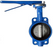 2" Butterfly Valve B series, Wafer, DI nickel plated disc, NBR seat, Lever operated