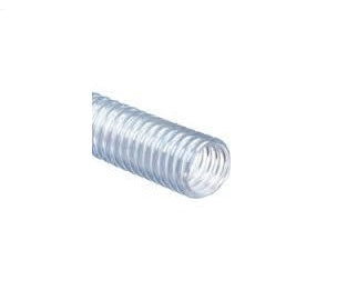 Gloxco 1-1/4 ID Clear PVC Suction Hose, 100' Length